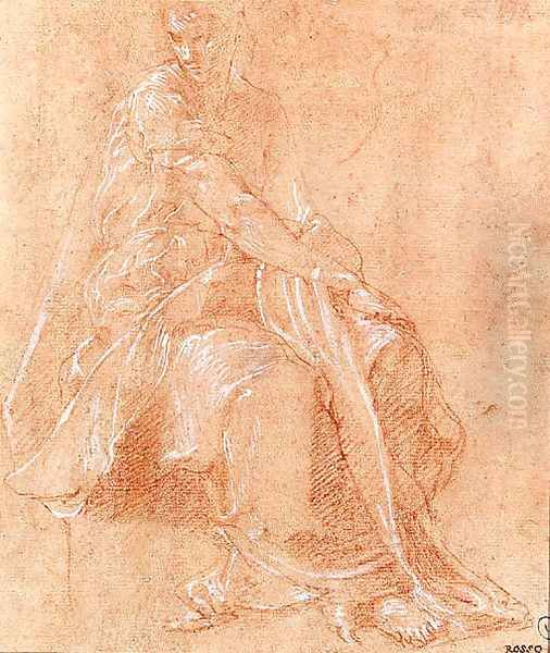 A seated Figure turned to the right - view 1