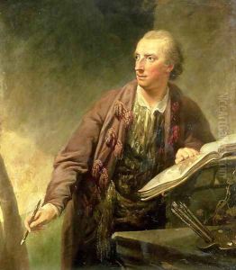 Portrait of an Artist, Traditionally Believed to be John Taylor of Bath 1735-1800 by Robert Edge Pine