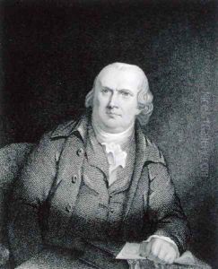 Robert Morris 1733-1806 engraved by Thomas B. Welch 1814-74 after a copy of the original by James Barton Longacre 1794-1869 by Robert Edge Pine