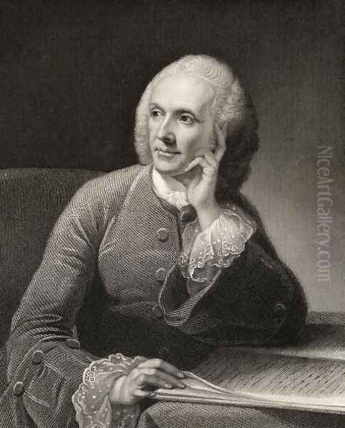 William Hunter, engraved by J. Thompson, from The National Portrait Gallery, Volume II, published c.1820 - view 1