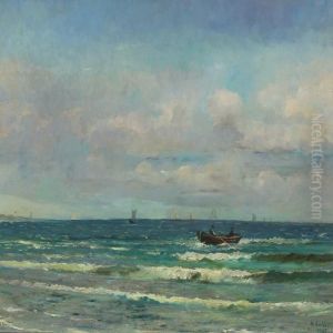 Seascape From Sonderstrand, Skagen by Holger Peter Svane Lubbers