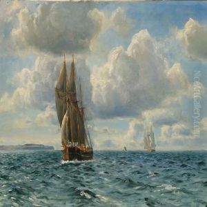 Sommerdag I Sundet by Holger Peter Svane Lubbers