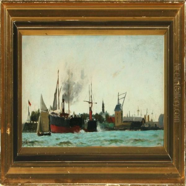 Scenery From The Portof Copenhagen By Holmen - view 1