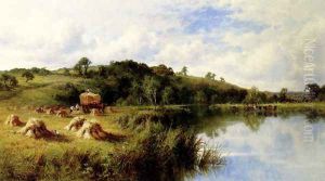 The Thames At Streatley, Oxfordshire by Henry Hillier Parker
