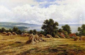 Harvesting By The Sea by Henry Hillier Parker