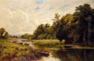 On The Banks Of The Thames by Henry Hillier Parker