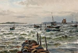 Prams In Windy Weather by Holger Peter Svane Lubbers