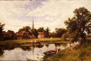 Landscape with Farmstead and cattle
