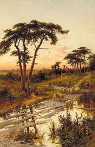 Near Guildford, Surrey by Henry Hillier Parker