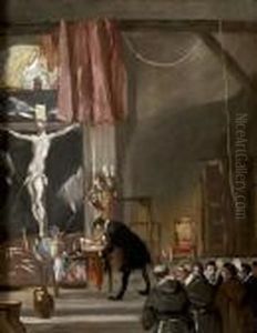 Le Greco Peignant Le Christ De Madrid