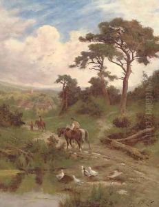 Returning home by Henry Hillier Parker