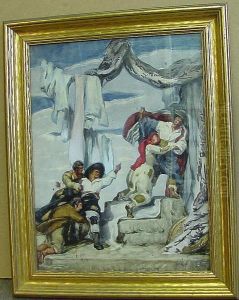 The Dispute by Eugenio Lucas Velasquez