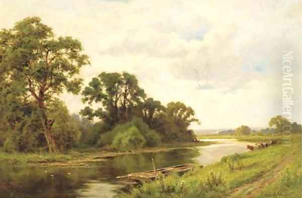 The river Lea, Broxbourne - view 1