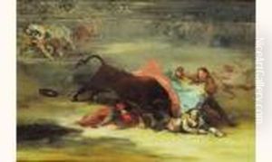 Scene De Tauromachie.
