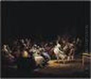 Fiesta Flamenca by Eugenio Lucas Velasquez