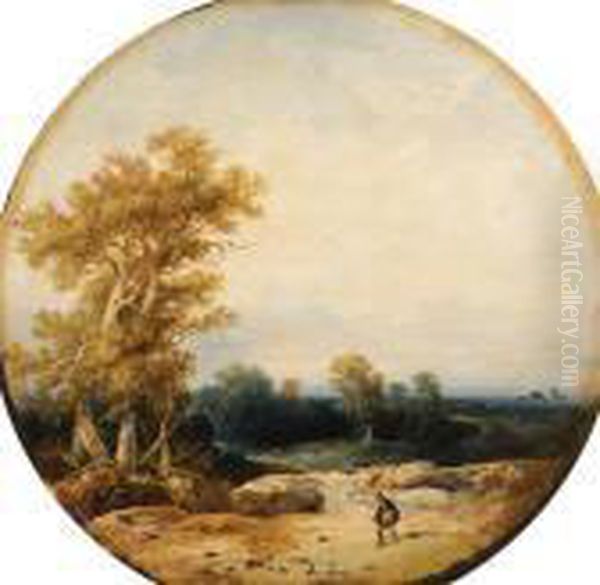 Figures In An Extensive Landscape - view 1
