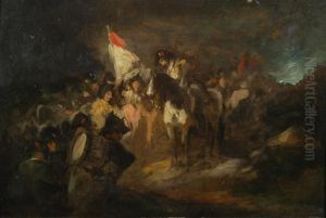 Scena Militare by Eugenio Lucas Villamil