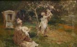 que Flores Tan Bonitas! by Eugenio Lucas Villamil