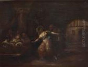 La Fiesta by Eugenio Lucas Villamil