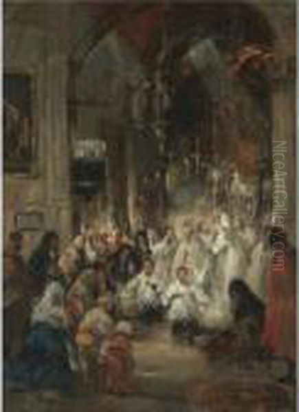 La Procesion (procession In A Church) - view 1