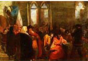 Scena Storica by Eugenio Lucas Villamil
