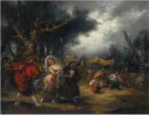 La Procesion (the Procession) by Eugenio Lucas Villamil
