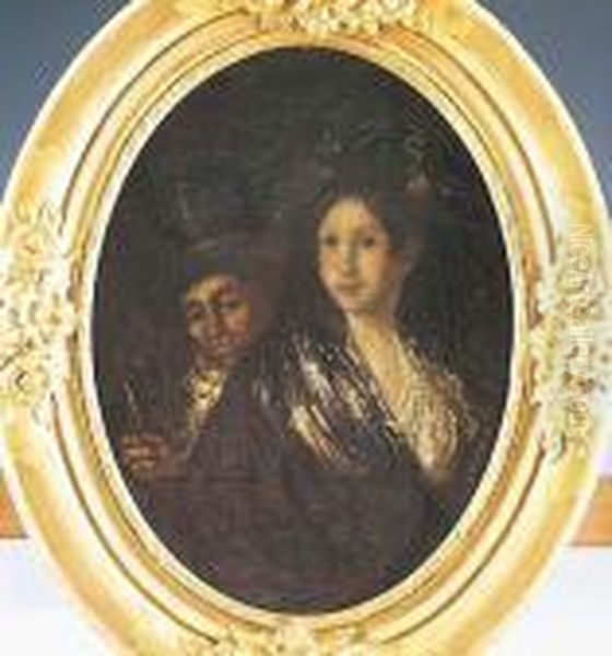 Maja Con Caballero (ovalo) - view 1
