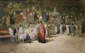 La Verbena by Eugenio Lucas Villamil