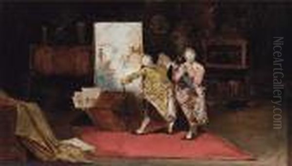 The Connoisseurs; Also A Companion Painting - view 1