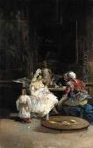 The Baptism by Eugenio Lucas Villamil