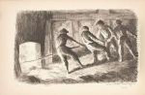 Un Four A Briques, Le Rabotage by Maximilien Luce