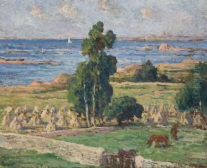 Kermouster, Paysage by Maximilien Luce
