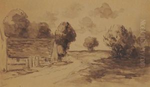 Paysage A La Ferme by Maximilien Luce