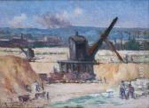 Scene De Chantier by Maximilien Luce