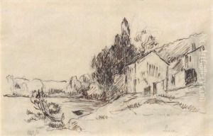 Paysage De Campagne by Maximilien Luce