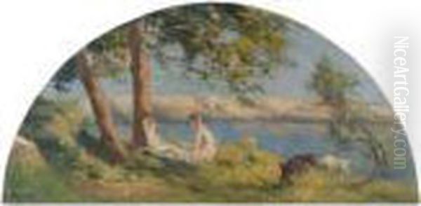 Rolleboise, Scene Champetre - view 1