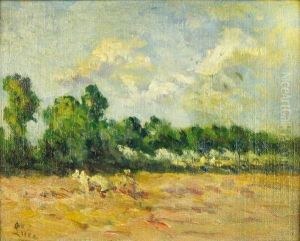 Les Travaux Des Champs by Maximilien Luce