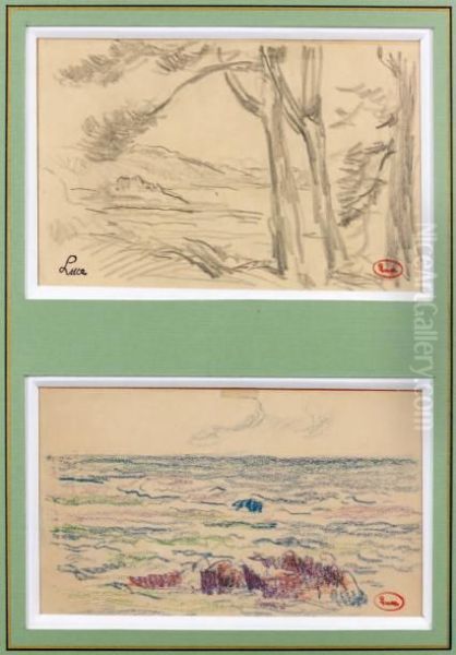Marine A Kermouster (cote D'armor) : L'embouchure Du Trieux Et Etude De Mer - view 1