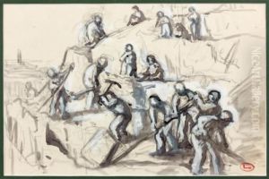 Les Travaux De Paris by Maximilien Luce