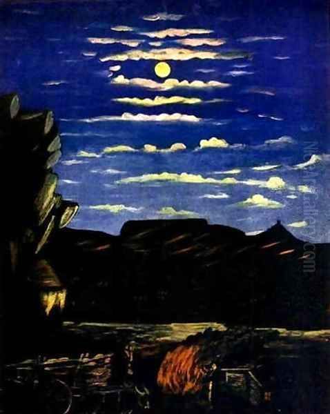 Mountain at Night - view 1