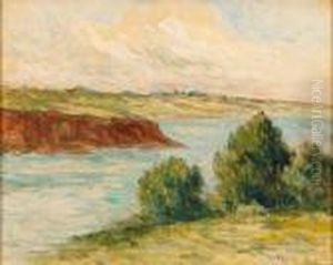 Paysage (environs De Rolleboise?) by Maximilien Luce
