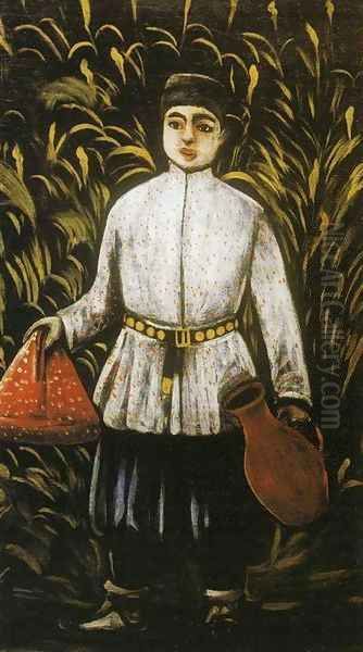 A Boy Carrying Food - view 1