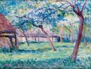 Maisons Pres Du Verger by Maximilien Luce