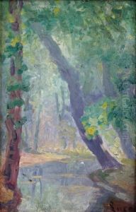 Le Ruisseau Dans La Foret by Maximilien Luce