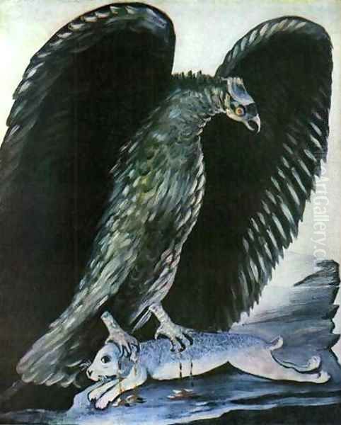 Eagle with Hare - view 1