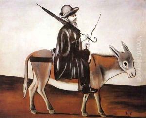 Healer on a Donkey by Niko Pirosmanashvili