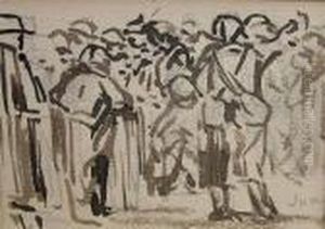 Crowd Scene by Maximilien Luce