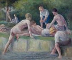 Au Bord De L'eau by Maximilien Luce