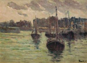 La Sortie Du Port by Maximilien Luce