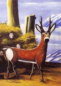Roe with a Landscape in the Background 1913
